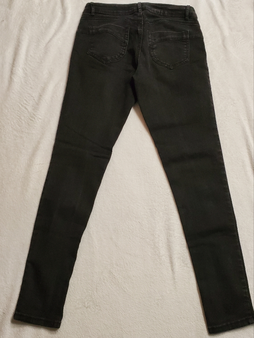 Wishful Park Black Jeans with Pink Logo - Picture 2 of 4